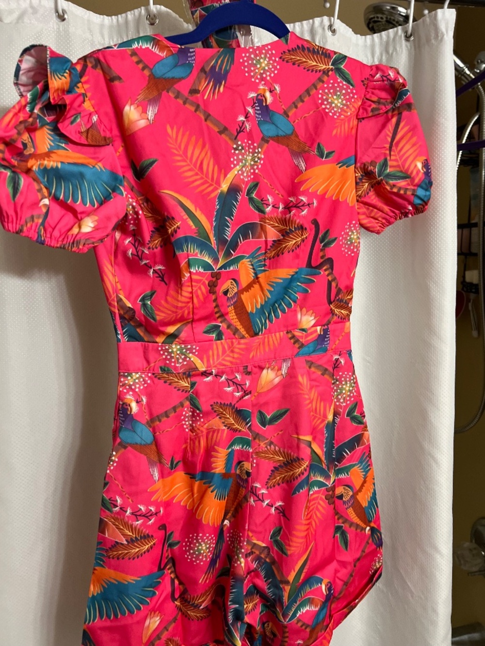 Ladies NWT Fushia Pink Romper by Beulah Size Small - Picture 9 of 10